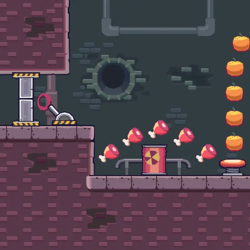Seamless Sewer Area - 2D Game Tileset