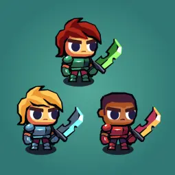 Hero Knight Characters - 2D Character Sprite