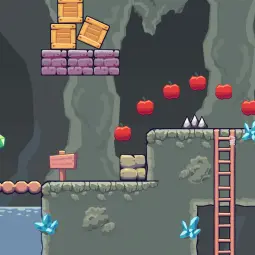 Rocky Cave Area - 2D Game Tileset