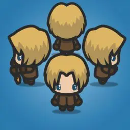 4 Directional Archer Guy - 2D Character Sprite for Game Developer