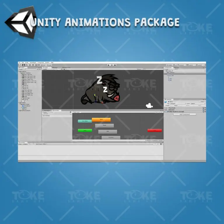 Cartoon Enemy Pack 04 - Unity Character Animation Package Ready with Spriter2UnityDX Tool
