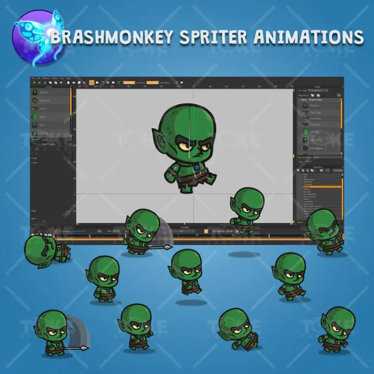 Evil Goblin - Brashmonkey Spriter Character Animations