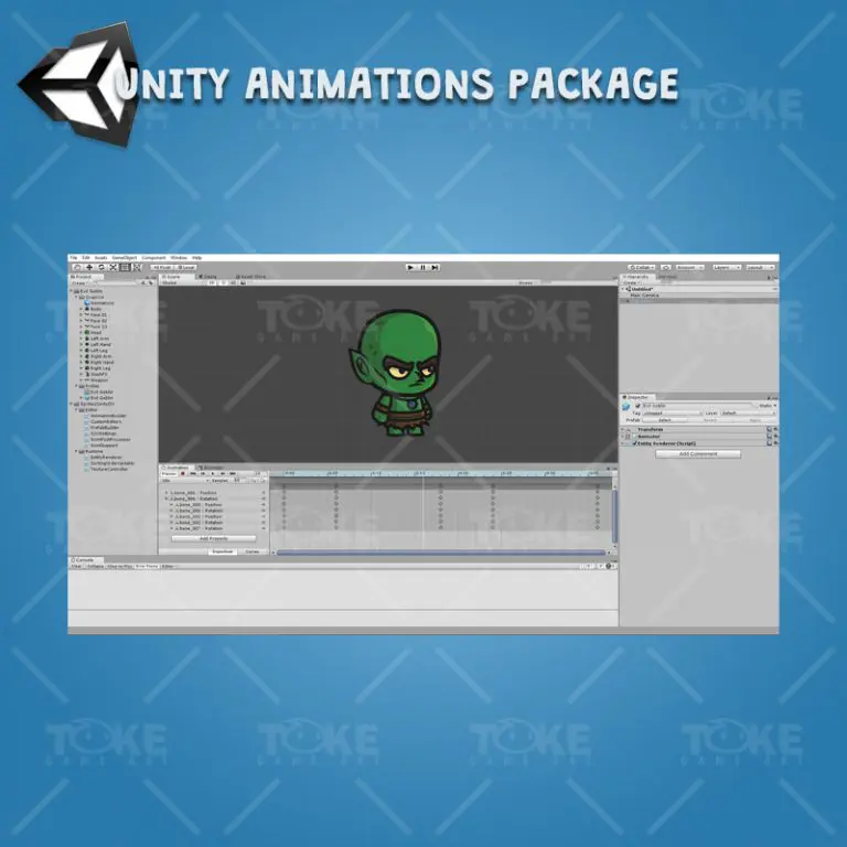 Evil Goblin - Unity Character Animation Package Ready with Spriter2UnityDX Tool