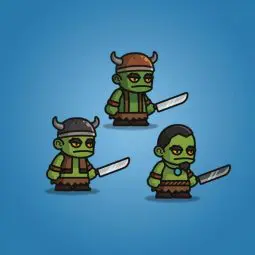 Evil Orc - 2D Character Sprite