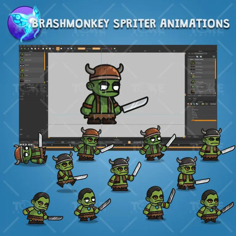Evil Orc - Brashmonkey Spriter Character Animations