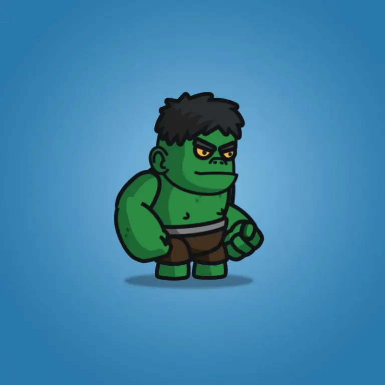 Gigantic Orc - 2D Character Sprite