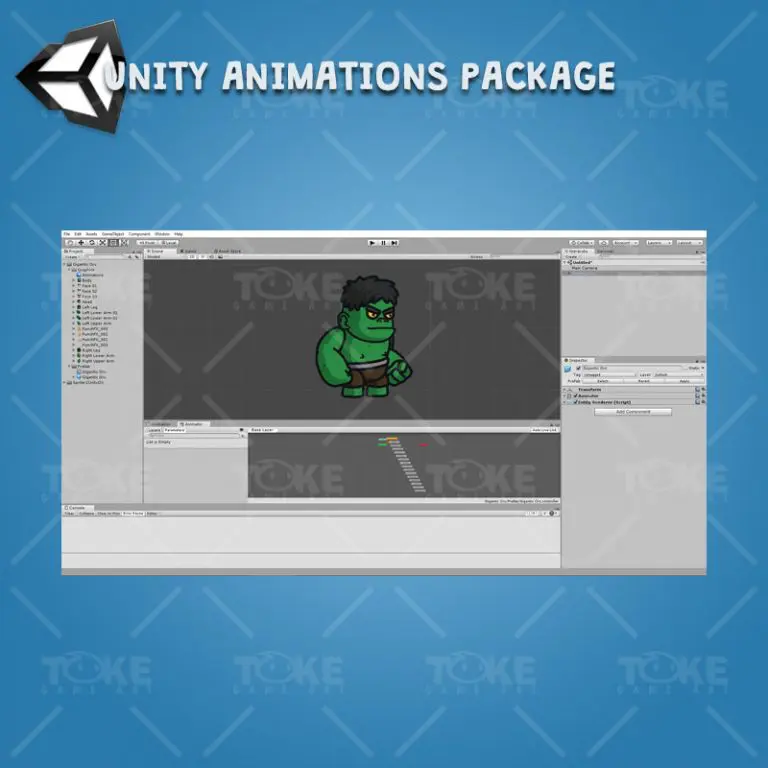 Gigantic Orc - Unity Character Animation Package Ready with Spriter2UnityDX Tool