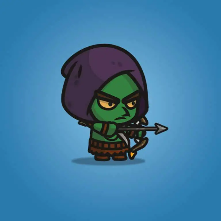 Goblin Archer - 2D Character Sprite